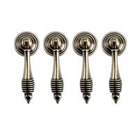 GANAZONO 4 Pièces Poignée de Tiroir Rétro en Alliage de Zinc | Finition Or, Prise Confortable, Accessoire pour Cave à Vin et Fenêtre, Style Chic