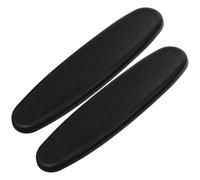 GANAZONO Coussins D'accoudoirs en PU Noir, Paire pour Remplacement d'Accoudoir de Fauteuil de Bureau, Protection Confortable pour Enfants et Chaise de Jeu Standard