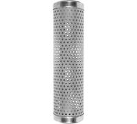 GANAZONO Grille de Protection de Cheminée en Métal Argenté Stable pour Poêle, Couvercle Ignifugé Empêchant L'entrée des Animaux, pour Poêles et Cheminées