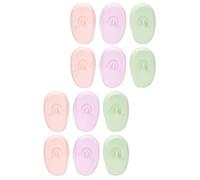 GANAZONO Lot de 6 Paires de Protège-Oreilles en Silicone Souple, Résistants à la Chaleur, Taille Unique, Couleurs Pastel, pour Coloration Capillaire et Soins en Salon de Coiffure,