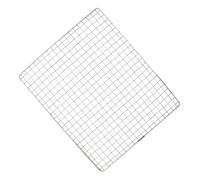 GANAZONO Mini Grille à Rôtir Carrée en Acier Inoxydable Argenté sans Bavure et Résistante la Déformation pour Barbecue Extérieur Cuisine Maison