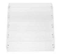 GANAZONO Organisateur D'épices Vertical pour Rangement D'épices et Condiments en Acrylique 5 Niveaux Support Compact Multifonction Cuisine et Comptoir