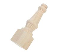 GANAZONO Pieds de Meuble en Bois Sculpté Européen 24cm pour Tables | Finition Khaki, Style Ferme et Shabby Chic, Remplacement Décoratif, Usage la Cuisine et Commode