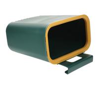 GANAZONO Poubelle Murale Cuisine à Suspendre, Bac Vert en PP pour Armoire | Crochet Suspendre, Usage sous Évier Meuble, Format Pratique Cuisine, Maison
