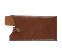 GANAZONO Protège-lames Accessoire Pratique et Élégant Marron en Cuir Artificiel Facile à Ranger pour Couteaux Cuisine Maison Présents