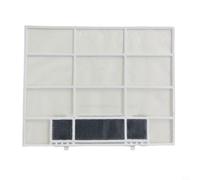 GANCEI Filtre de climatisation, écran anti-poussière pour unité intérieure 1P/15HP, maille en plastique, chambre à coucher (34,3 x 27,3 cm)