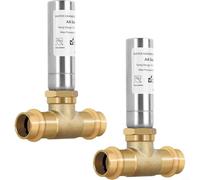 GANCEI Lot de 2 pare-marteaux à eau de 1,3 cm, laiton et acier inoxydable, réduction du bruit, 250 psi, pour systèmes de plomberie