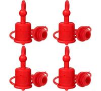 GANCEI Lot de 4 coupleurs hydrauliques rapides ISO5675, protection en caoutchouc pour raccords mâles et femelles, pour Parker 4000/Stucchi IRV/Safeway S20, construction agricole (1/4)