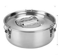 GANCEI Panier vapeur en acier inoxydable 304, support trépied pour autocuiseur, gâteau, cuisine (L)