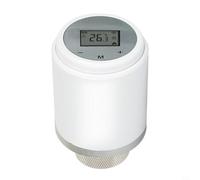 GANCEI Pour vanne de radiateur thermostatique programmable intelligente Zigbee, application ForTuya, horaire 5+2/6+1/7 jours, mode manuel/automatique, chauffage domestique