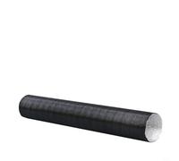 GANCEI Tuyau de gaine de chauffage en aluminium de 50 mm, tuyau d'admission d'air en feuille d'aluminium, tube de ventilation flexible ignifuge pour chauffage diesel (200 cm)