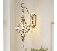 Ganeed Appliques Murales Cristal Vintage Champagne 1 Lumière E14