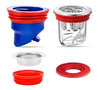 Gansdnek 2 Pièces Bouchons de Vidange de Douche, 33-52mm Clapet Anti Odeur Douche, Anti-Retour, Anti-Odeur, Bouchon Siphon de Sol de Douche, Noyau de Drain de Sol Déodorant pour Cuisine, Sewer