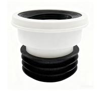 Gansdnek Raccord Droit pour Cuvette WC, 4" Raccord pour Tuyau D'évacuation de WC, Joint Rigide Court pour WC Suspendu, Tuyau D'évacuation pour une Gestion Efficace des Déchets de Toilettes