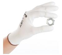 Gant à mailles fines Ultra Flex Finger, M, blanc