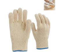 Gant Anti Brulure Cuisine, Gant Four Anti Chaleur Double Couche en Polyester Coton, Gant Barbecue Résistant à la Chaleur pour Four, Friteuse à Air, Grill, Plaques Chaudes et Cuisine