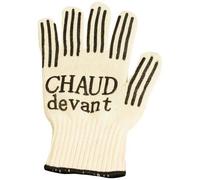 Cook Concept - Gant anti-chaleur KB5458 - Coton et silicone, résistant 250°C, rouge/noir