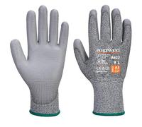 Portwest Homme Cut Glove Gant palmo PU anti coupure 5, Gris, L EU