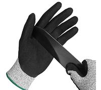 Gant Anti Coupure,Gant Huitre La Protection De Niveau 5 En Treillis Métallique En Acier inoxydable Convient Aux Gants De Travail Pour Les Huîtres,La coupe De Viande, Le Jardinage Et La Sculpture(XL)