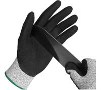 Gant Anti Coupure,Gant Huitre La Protection De Niveau 5 En Treillis Métallique En Acier inoxydable Convient Aux Gants De Travail(L)