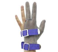 Gant Anti Coupure, S de boucher en maille (1 pièce) - Protection des mains - de travail résistant aux coups de couteau et aux coupures - Acier inoxydable(L)