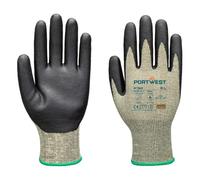 Portwest A784 Gant Arc Grip 18C Niveau 1 Vert/Noir - Taille S