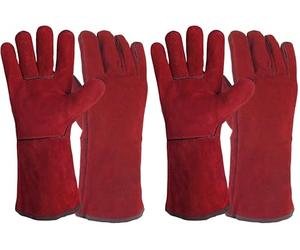 Gant cuir de bovin pour soudure SINGER - Taille unique 10 - L.35 cm - 51SIREP15 (Lot de 2)