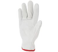 Gant cuir tout fleur bovin naturel Serrage élastique - SINGER - 50F T9
