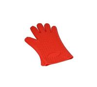 Gant cuisine en silicone résistant à la chaleur support casserole four cuisson pour barbecue - rouge