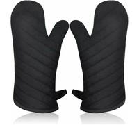Gant de Cuisine Anti Chaleur, Gant Four Manique Four Oven Mitts Oven Gloves Gant Manique Gants Isolants Cuisine Épais et Longue Mit