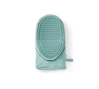Gant de Cuisine Thermique avec Cordon - en Silicone et Coton 30 x 17,5 x 3,5 cm, Vert