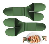 Gant de four en silicone - Mini gants de four - Petits gants de cuisine pour friteuse à air chaud, mini pince résistante à la chaleur | pour cuisiner, cuire, rôtir et griller