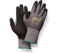 Gant de manutention légère MAXITOUCH gris/noir T7 - LEBON - MAXITOUCH-7 gris (dos) / noir (paume et bouts des doigts) / liseré vert