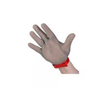 Gant de protection Cotte de Maille Ambidextre FISCHER Taille M Rouge