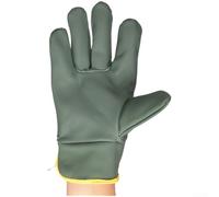 Gant de soudeur en cuir résistant à la chaleur pour TIG pour mig en cuir de vachette Gants de soudure ignifuges robustes Gants de travail en cuir pour soudure jardin barbecue Gants de protection en