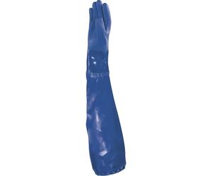GANT DELTA PLUS PVC CHIMIQUE TOUT ENDUIT SUR SUPPORT JERSEY LONG 62 CM PETRO - VE766BL0 T8