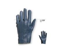 Gant en tissu coton Venitex tout enduit nitrile bleu T10 - - NI14910