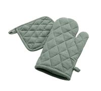 Gant & Manique de Cuisine Gourmet 30cm Vert Cèdre