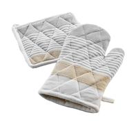 Gant & Manique de Cuisine Iliade 28cm Gris