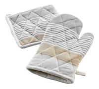 Gant & Manique de Cuisine Iliade 28cm Gris