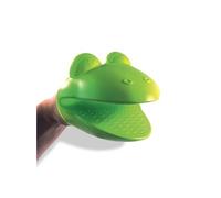 Gant manique tête de grenouille en silicone gris