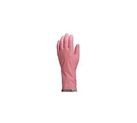 Gant ménage Latex Floque Longueur 30cm épaisseur 0.38mm coloris Rose Taille 8/9-Paire