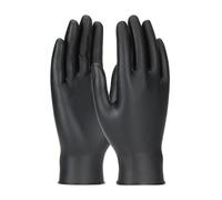Gant de travail/atelier jetable t 9 (l) nitrile haute resistance (boite de 50) - noir
