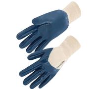 Gant nitrile Enduction lourde Poignet tricot - SINGER - NBR326 T8