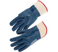 Gant nitrile tout enduit Enduction lourde Manchette toile - SINGER - NBR327T T9