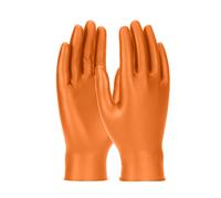 Gant nitrile usage prolongé finition en écailles Grippaz Skins orange PIP - 246OR T9