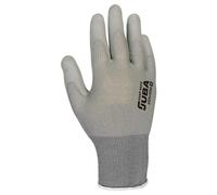 Gant polyester gris avec enduction PU sur paume T9 Juba