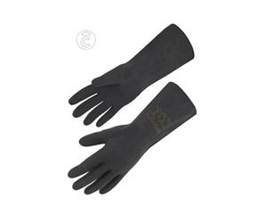 Gant protection Chimique Taille 9- 30cm Néoprène floqué coton Spécial entretien et milieu agressif