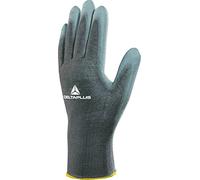 Gant Tricot Polyamide Paume Enduite Polyurethane Jauge 13 Coloris Gris Taille 7-paire