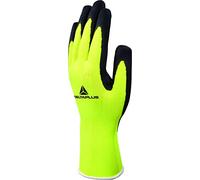 Gant Tricot Polyester Fluorescent Enduction mousse Latex Jauge 13 Taille 9-Paire